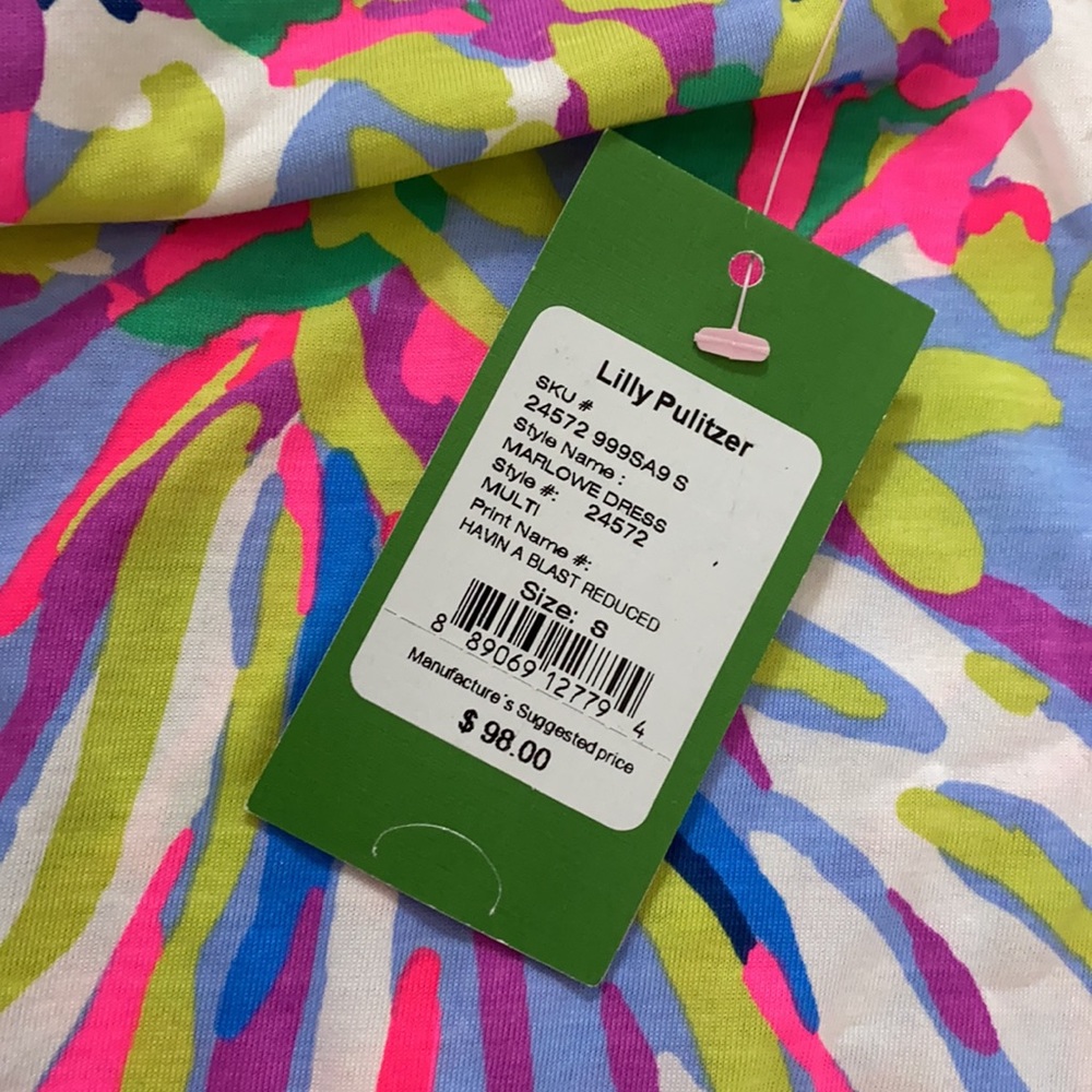 NWT LILLY PULITZER MARLOWE DRESS — S - Picture 4 of 4